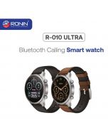 Ronin R-010 Ultra Metallic Finish Bluetooth Calling Smart Watch AMOLED +1 Free Black Strap with Every Watch - Premier Banking