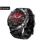 Ronin R-012 Rugged Smart Watch +1 Free Camouflage Black Strap with Every Watch (Black) - ON INSTALLMENT