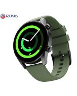 R-08 Always On Display Smart Watch +1 Free Black Strap with Every Watch (Black-Glass Green) - ON INSTALLMENT