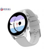 R-08 Always On Display Smart Watch +1 Free Black Strap with Every Watch (Silver-Grey) - ON INSTALLMENT