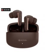 Ronin R-140 Wireless Earbuds ANC + ENC (Brown) - Premier Banking