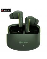 Ronin R-140 Wireless Earbuds ANC + ENC (Green) - Premier Banking