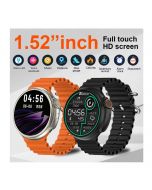 Round Smartwatch for Men Women Messages Alert BT Call Fitness Tracker Watch Sport Mode Wireless Charging for iOS Android Phones - ON INSTALLMENT