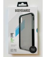 Apple iPhone X, Xs Case/Cover BodyGuardz Ace Pro™ Smoke Black - US Imported