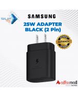 Samsung 25W Adapter Black (2 Pin) - on Easy installment with Same Day Delivery In Karachi Only  SALAMTEC BEST PRICES