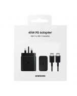 SAMSUNG 45W POWER ADAPTER 1.8M C2C CABLE BLACK (3 PIN) -  ON INSTALLMENT