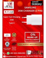 SAMSUNG 25W 2-PIN CHARGER On Easy Monthly Installments By ALI's Mobile