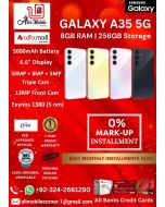 SAMSUNG A35 5G (8GB RAM & 256GB ROM) On Easy Monthly Installments By ALI's Mobile