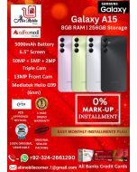 SAMSUNG A15 (8GB RAM & 256GB ROM) On Easy Monthly Installments By ALI's Mobile