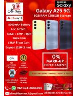 SAMSUNG A25 5G (8GB RAM & 256GB ROM) On Easy Monthly Installments By ALI's Mobile