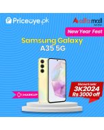 Samsung A35 5G (Awesome Lemon) 256GB 8GB RAM Priceoye Easy Monthly Installment PTA Approved 