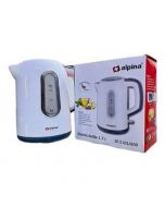 Alpina 2200 W Cordless Kettle 1.7L White (SF-2105) With Free Delivery On Installment By Spark Technologies.