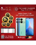 Infiinix Smart 7 HD 2GB-64GB | 1 Year Warranty | PTA Approved | Installments - The Game Changer