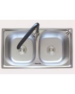 Glam Gas - Kitchen Sink Double Bowl F-02 - F02 (SNS) 
