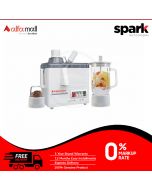 Westpoint Juicer Blender Drymill 3 in 1 750W (WF-8813) With Free Delivery On Installment By Spark Technologies.