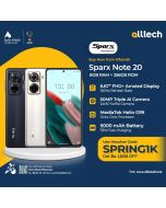 Sparx Note 20 8GB-256GB | 1 Year Warranty | PTA Approved | Monthly Installments By ALLTECH Upto 12 Months