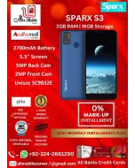 SPARX S3 (2GB + 2GB EXTENDED RAM & 16GB ROM) On Easy Monthly Installments By ALI's Mobile