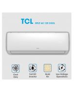 TCL 1 Ton Split AC 12-E Cool DC Inverter Energy Efficient, Low Voltage Operation, Generator Mode, Fast Cooling - ON INSTALLMENT