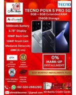 TECNO POVA 5 PRO 5G (8GB+8GB EXTENDED RAM 256GB ROM) On Easy Monthly Installments By ALI's Mobile