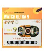 Ultra 9 Watch 7 in 1 strap smart watch 49MM With Case & Wireless Charger - ON INSTALLMENT