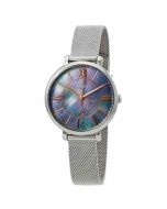 Fossil Women’s Quartz Silver Stainless Steel Blue Mother of Pearl Dial 36mm Watch ES4322 On 12 Months Installments At 0% Markup