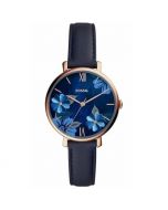 Fossil Women’s Quartz Blue Leather Strap Blue Dial 36mm Watch ES4673 On 12 Months Installments At 0% Markup
