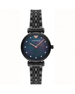 Emporio Armani Women’s Analog Stainless Steel Black Dial 32mm Watch AR11268 On 12 Months Installments At 0% Markup
