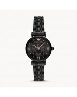 Emporio Armani Women’s Analog Stainless Steel Black Dial 32mm Watch AR11245 On 12 Months Installments At 0% Markup