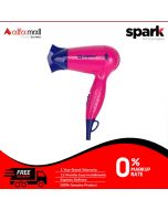 Alpina Travel Hair Dryer  (pink)  1200W SF-3927 With Free Delivery - Easy Monthly Installment - Spark Technologies