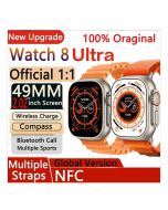 Smart Watch 8 Ultra IWO Watch Ultra NFC Smartwatch Series 8 Bluetooth Call 2.0 Inch Wireless Fitness Watch - ON INSTALLMENT