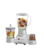 Westpoint Blender & Grinder 3 in 1 350W (WF-312) White With Free Delivery On Installment By Spark Technologies.