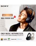 SONY WH-1000XM4 BLACK OVERHEAD WIRELESS NOISE CANCELLATION HEADPHONE-3 Months (0% Markup)