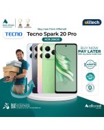 Tecno Spark 20 Pro 8GB-256GB | 1 Year Warranty | PTA Approved | Installment With Any Bank Credit Card Upto 10 Months | ALLTECH