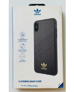 Apple iPhone X, Xs Case/Cover Adidas 3-STRIPES LEATHER SNAP CASE BLACK - US Imported