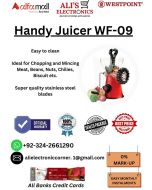 WESTPOINT Handy Juicer WF-09 On Easy Monthly Installments By ALI's Electronics