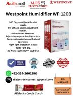 WESTPOINT Humidifier WF-1203 On Easy Monthly Installments By ALI's Electronics