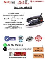 WESTPOINT Dry Iron WF-672 On Easy Monthly Installments By ALI's Electronics
