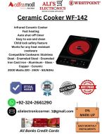 WESTPOINT Ceramic Cooker WF-142 On Easy Monthly Installments By ALI's Electronics