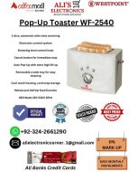 WESTPOINT Pop-Up Toaster WF-2540 On Easy Monthly Installments By ALI's Electronics
