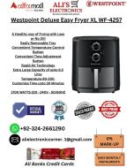 WESTPOINT Deluxe Easy XL Fryer WF-4257 On Easy Monthly Installments By ALI's Electronics