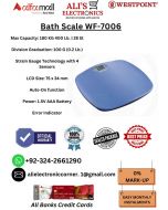 WESTPOINT BATH SCALE WF-7006 On Easy Monthly Installments By ALI's Electronics