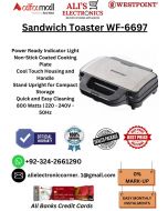 WESTPOINT SANDWICH TOASTER WF-6697 On Easy Monthly Installments By ALI's Electronics