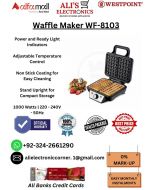 WESTPOINT WAFFLE MAKER WF-8103 On Easy Monthly Installments By ALI's Electronics