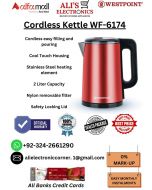 WESTPOINT CORDLESS KETTLE WF-6174 On Easy Monthly Installments By ALI's Electronics