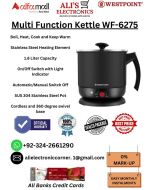 WESTPOINT MULTI FUNCTION KETTLE WF-6275 On Easy Monthly Installments By ALI's Electronics