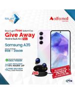 Samsung A35 5G 8+8GB RAM 256GB Storage On Easy Installments (12 Months) with 1 Year Brand Warranty & PTA Approved With Free Gift by SALAMTEC & BEST PRICES