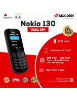 Nokia 130 | 1 Year Warranty | PTA Approved | Monthly Installment By Siccotel Upto 12 Months