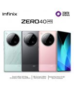 Infinix Zero 40 4G Curved Display 8+256GB With 1 Year Official Warranty By Zenith Enterprises 