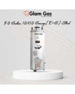 Glam Gas Water Heater 50 Gallon (10X10) Steel | Water Geyser Electric + Gas | 0% Installment Available
