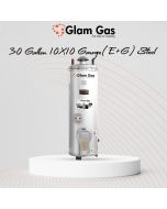 Glam Gas Water Heater 30 Gallon (10X10) Steel | Water Geyser Electric + Gas | 0% Installment Available